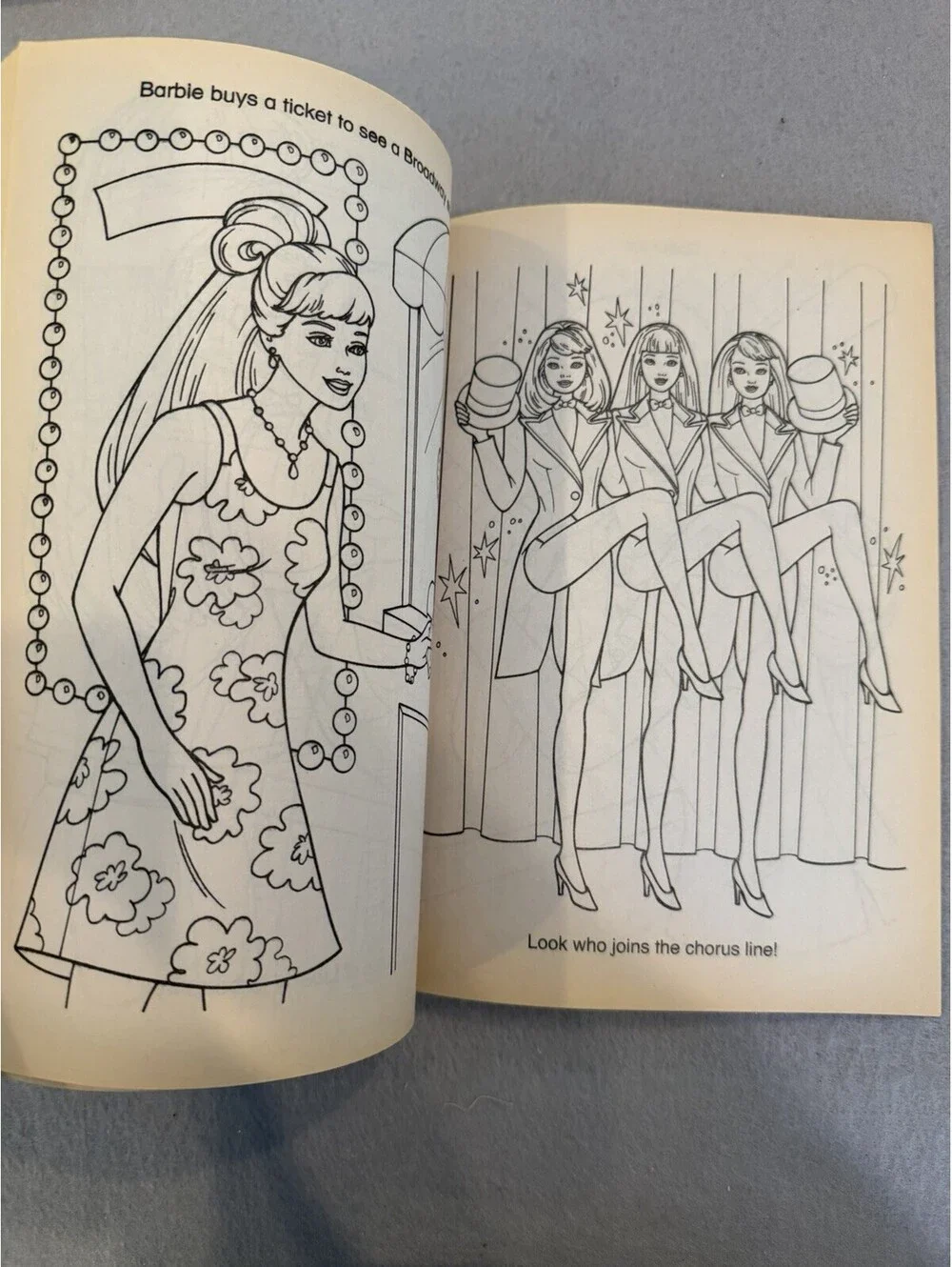Vintage 1999 Barbie Coloring Book Around The World By Golden Books Unused